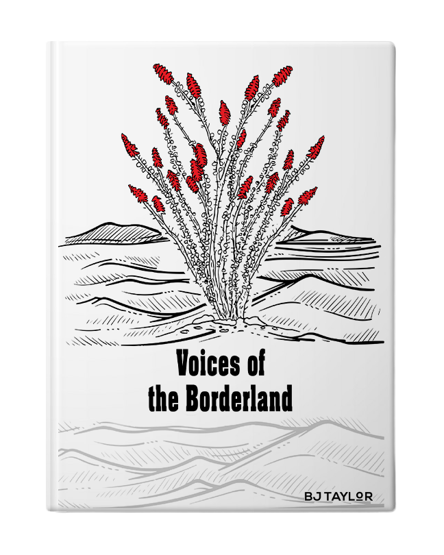 Voices of the borderland mockup